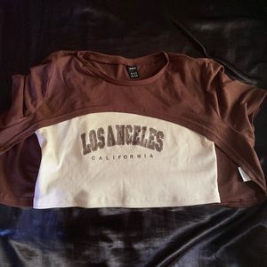 Los Angeles crop top